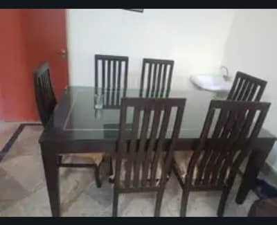 Dining table with chairs