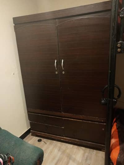 wood wardrobe