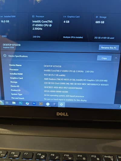 Dell inspiron 5559 core i7 6th gen For sale