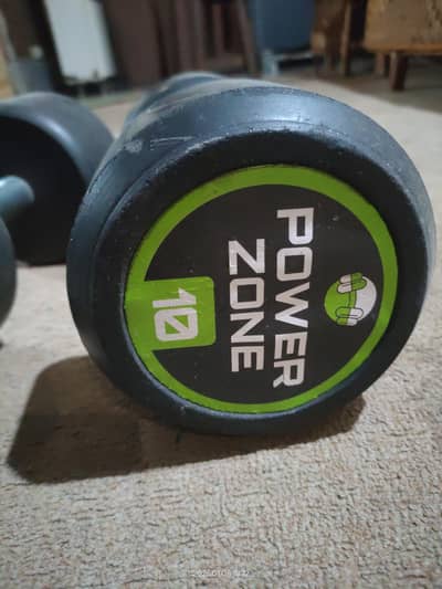 10 Kg dumbell pair brand new very little home used