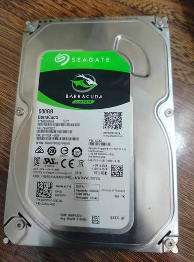 Hard Drive Seagate 500 GB 7200 RPM