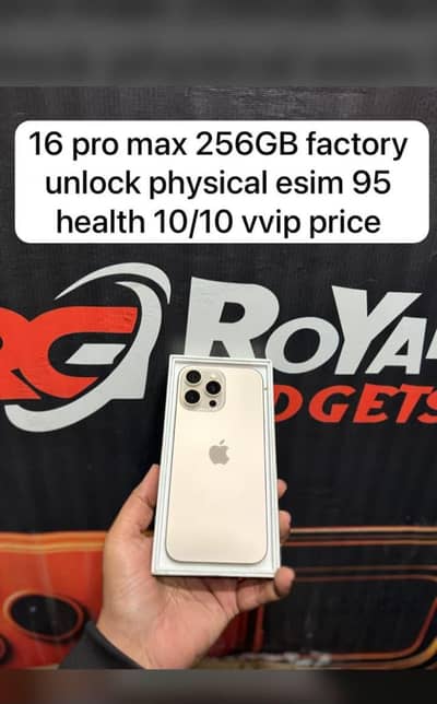I phone 16pro max non pta 256gb