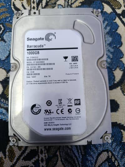 Seagate Barracuda 1 TB PC Hard Disk