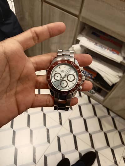gents branded watch SO & CO