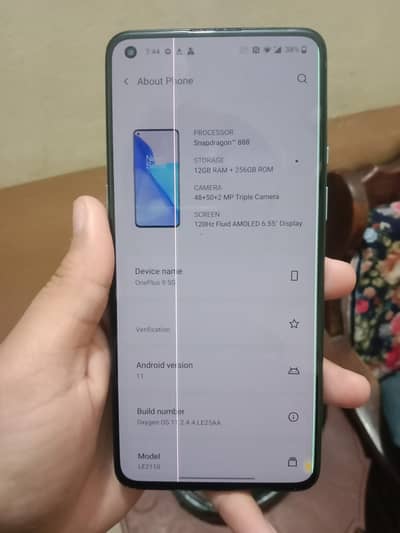Oneplus 9.12/256  dual sim all ok bus camery nahi chal rahy