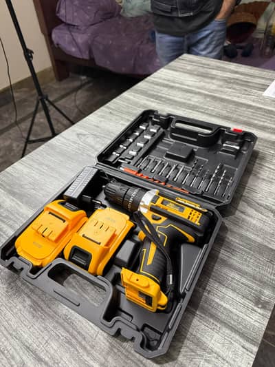 Drill machine 48v  double battery