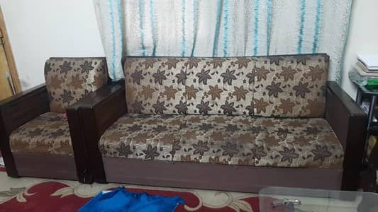 6 seater sofa set used