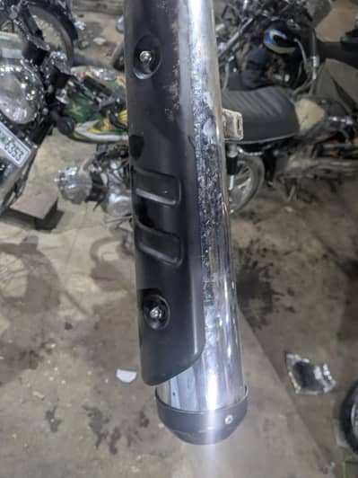 100cc style Silencer , 5 piece handle bar , Indicators & Backlight