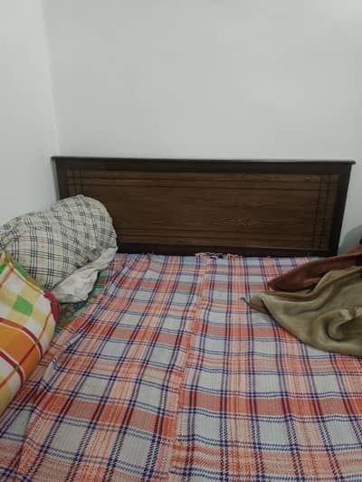 double bed condition like new wooden