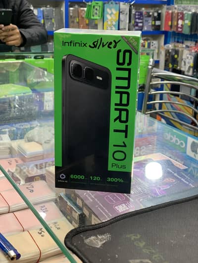 Infinix Smart 10 plus - Box pack  instalments option available