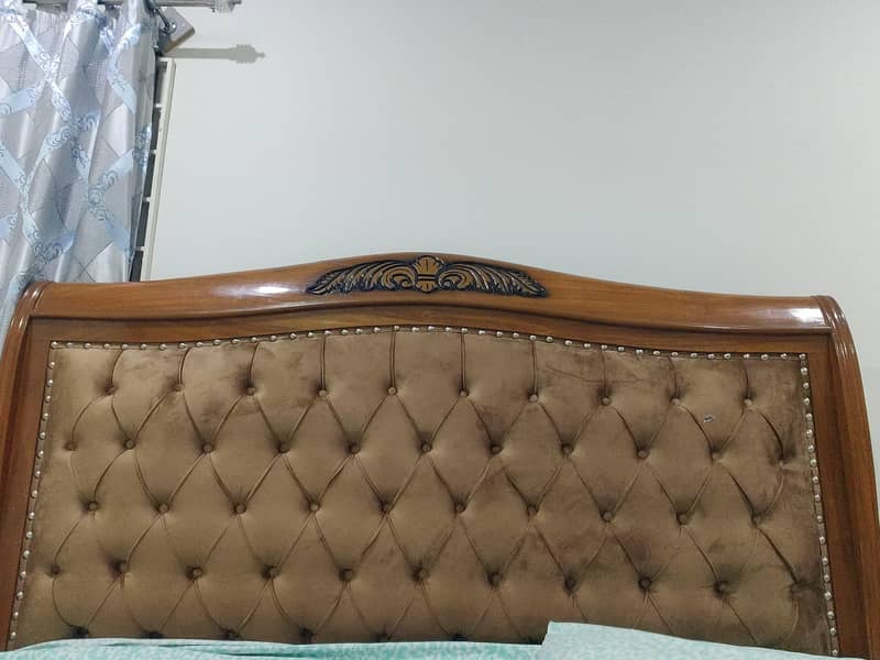 Bed with side table 0