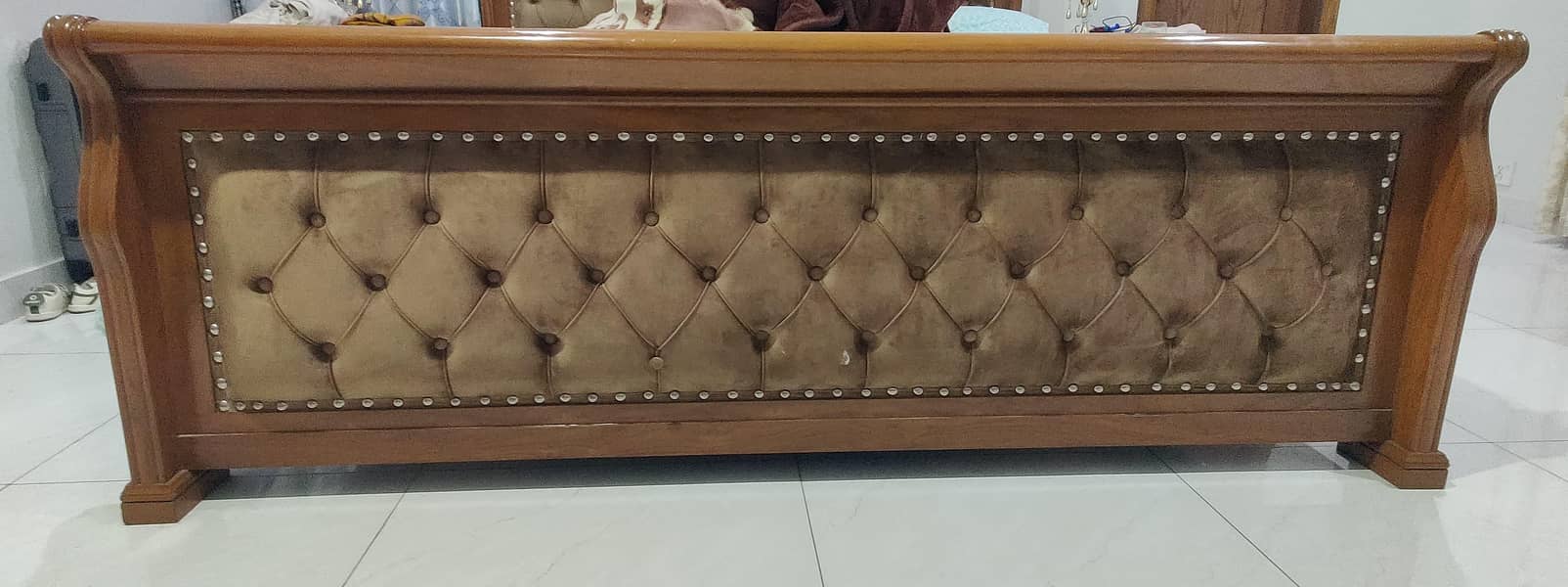 Bed with side table 1