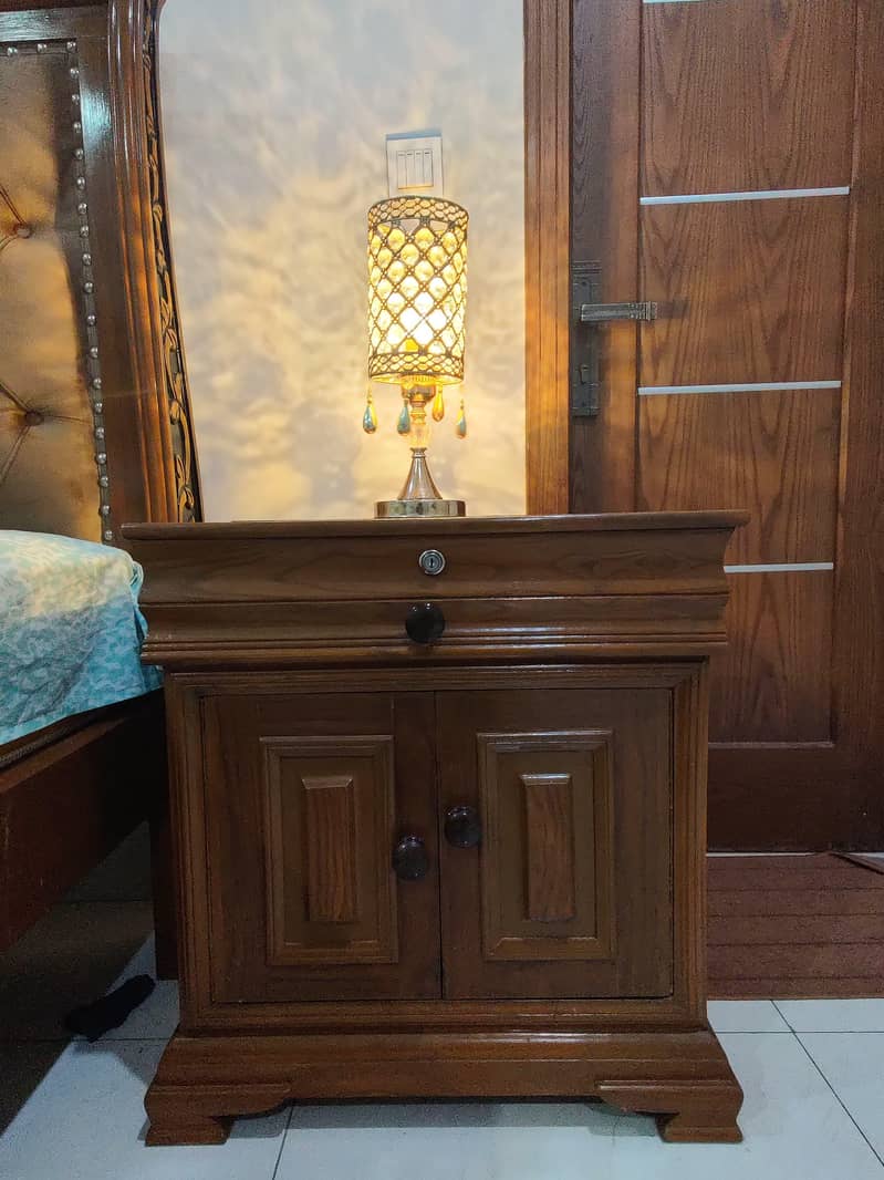 Bed with side table 2