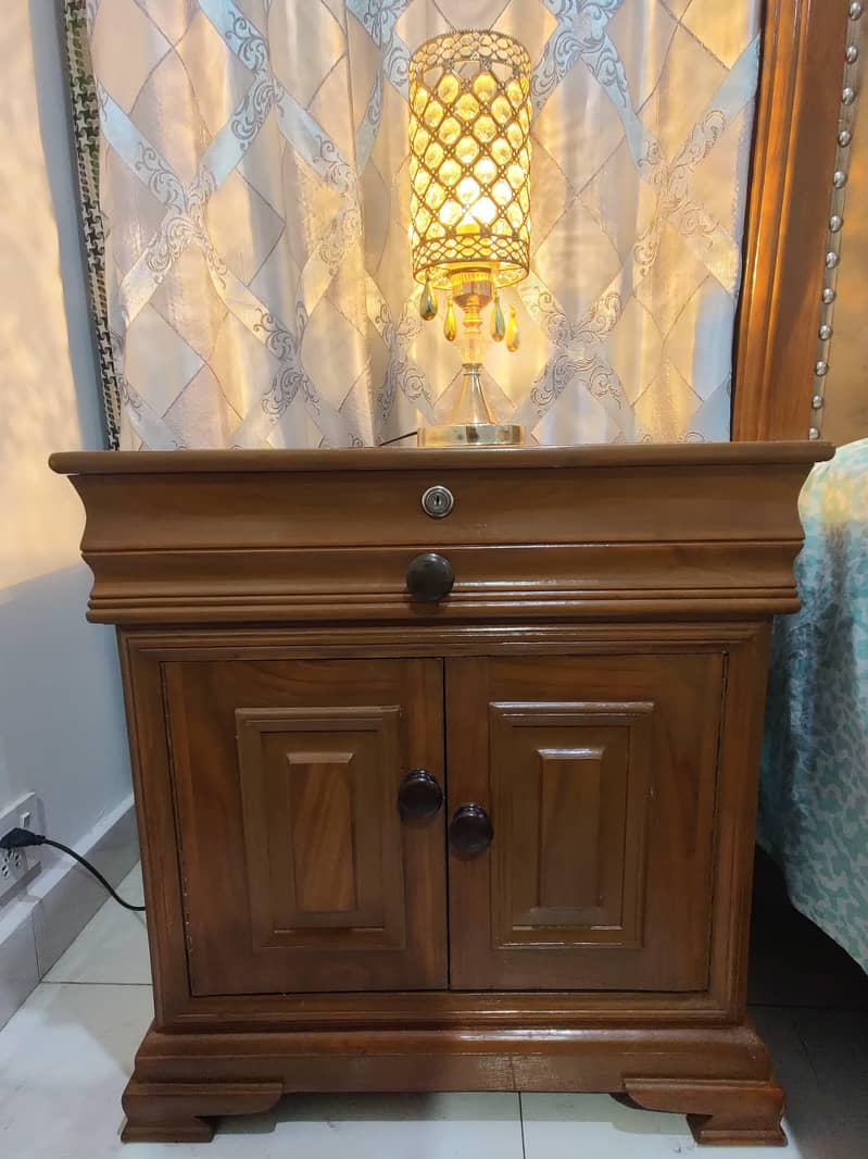 Bed with side table 3