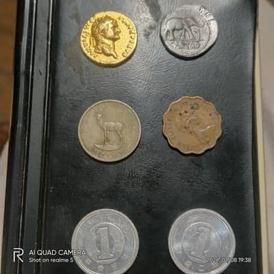 Six coins for sale