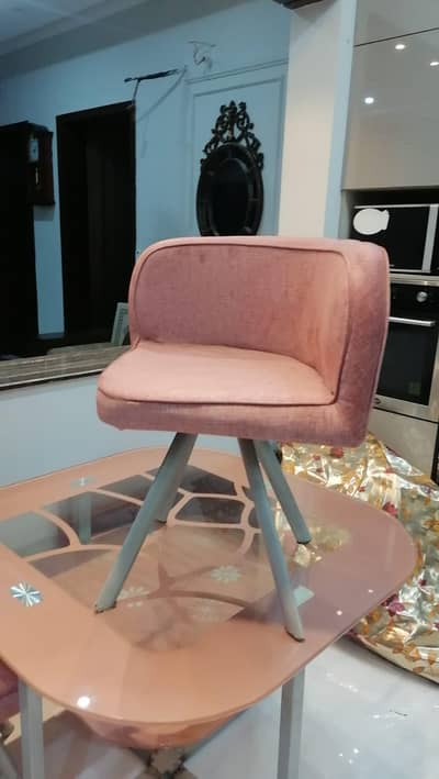 dining table with four chairs