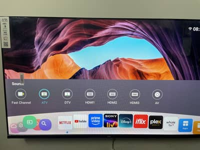 AIVA Smart LED Tv 50 inch in Warranty