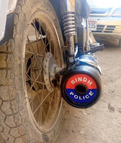 Honda Cg125 Black Silencer