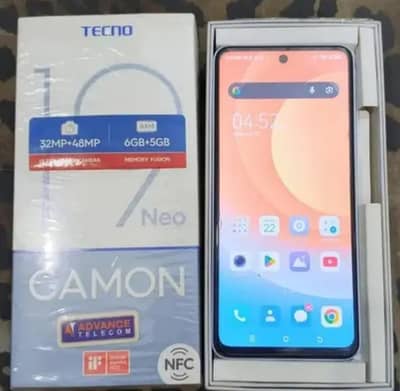 techno camon 19 neo 6/128