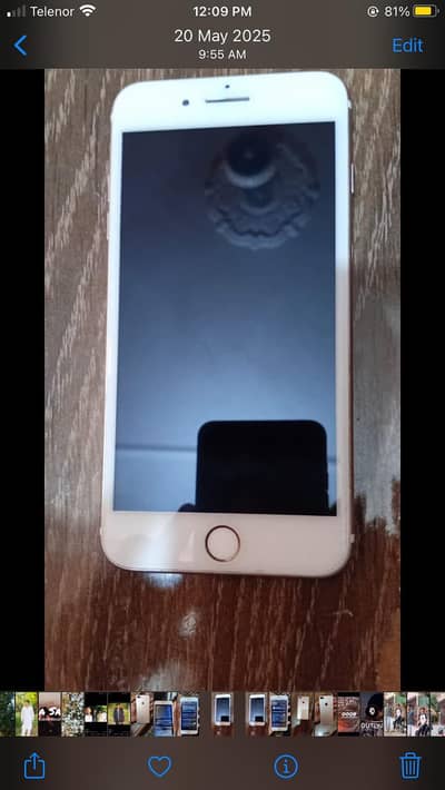 IPhone 7 plus 128 GB pta approved no open only minor crack in screen