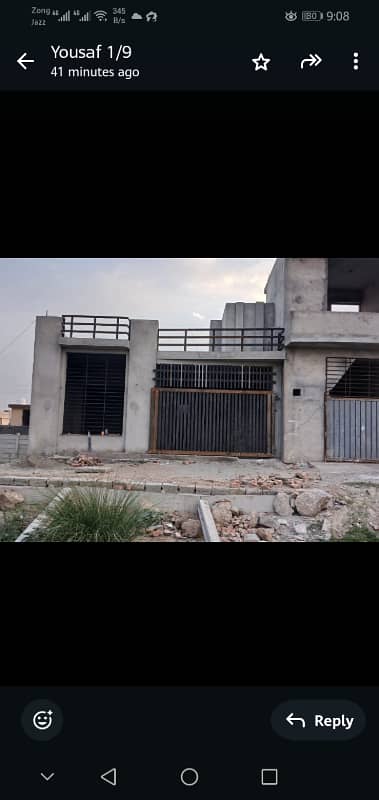 T Chowk Beautiful Single story For Sale Islamabad