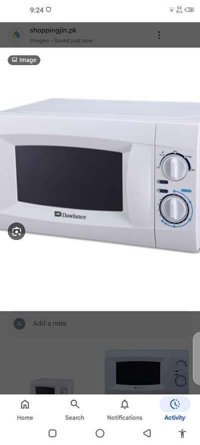 dawalance oven