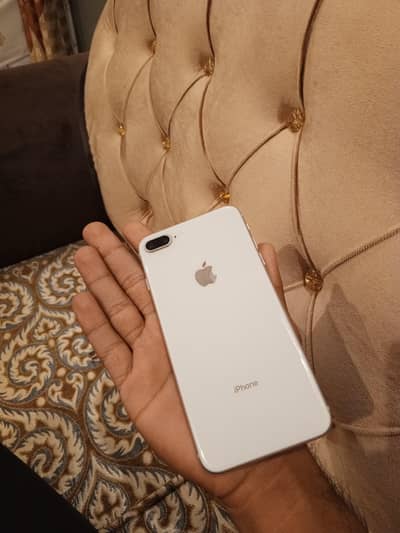 iPhone 8 plus pta approved silver colour 64gb original mobile phone