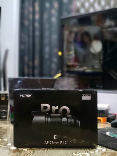 Viltrox Pro 75mm 1.2 Sony E Mount Lens Brand New