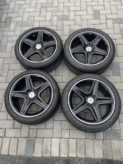 19 inch mercedes amg rims with tyres