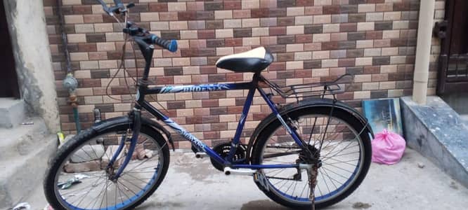 bicycle   blue colour