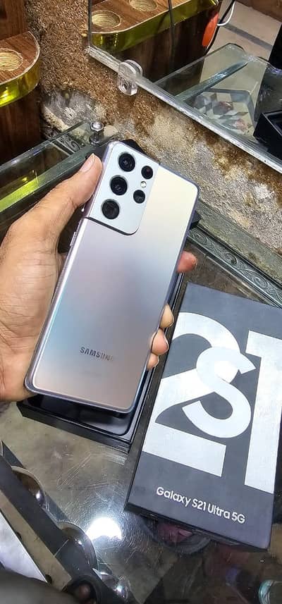 Samsung Galxy s21 Ultra"12GB 256GB"Full Box"SIM Time Used"Exchnge