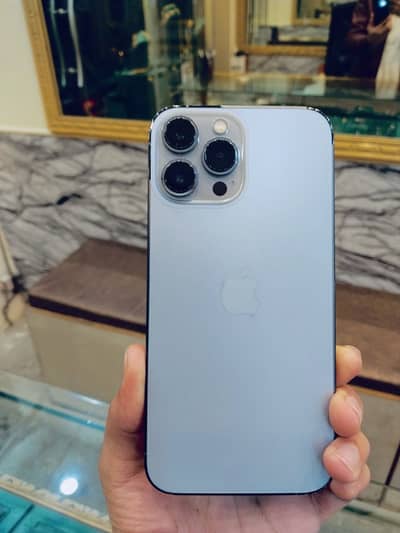 iPhone 13 Pro Max 256gb pta approved sierra blue factory unlock