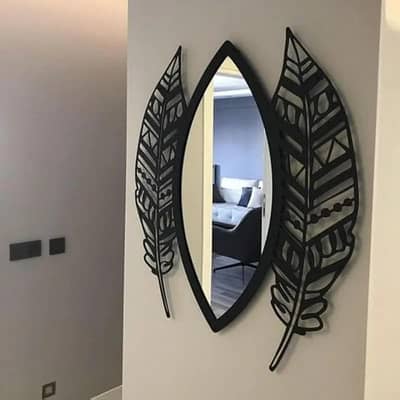 Leaf Shape Decorative Acrylic Mirror