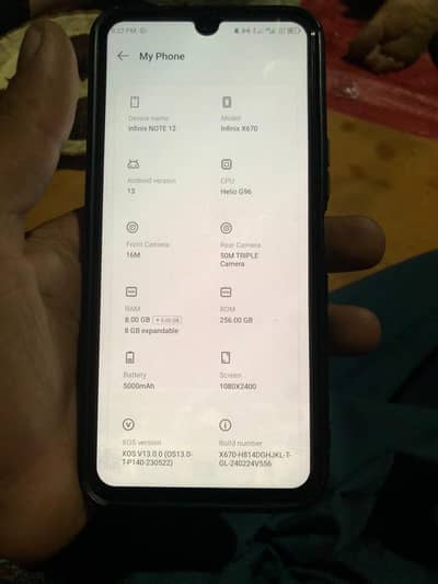 Infinix not 12 256gb