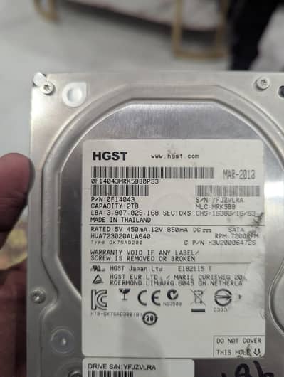 2TB Hard (HDD)