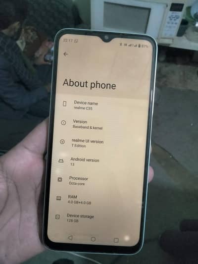 realme C35 Official PTA