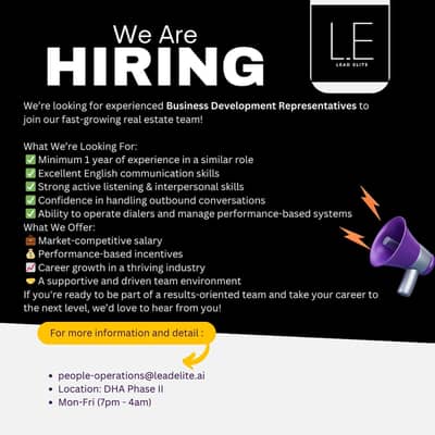 Business Development Representatives