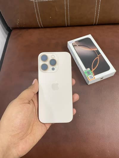 Iphone 16 Pro 256GB Pta Approved Under Warranty Available At Raza Tech