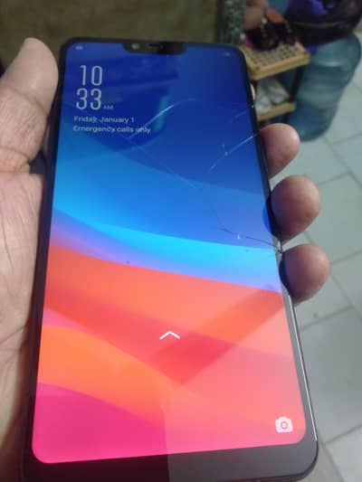 OPPO A3S 2/16 DYAL SIM PTA OK GLASS CRACK