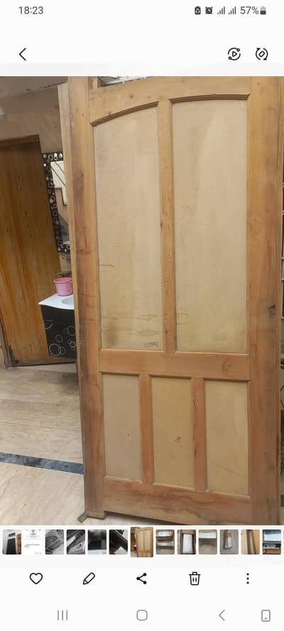 deyar wooden door bikul new korey hain