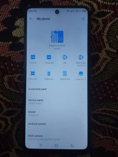 Tecno pova 2 6/128