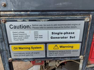 Generator in Excellent quality.
