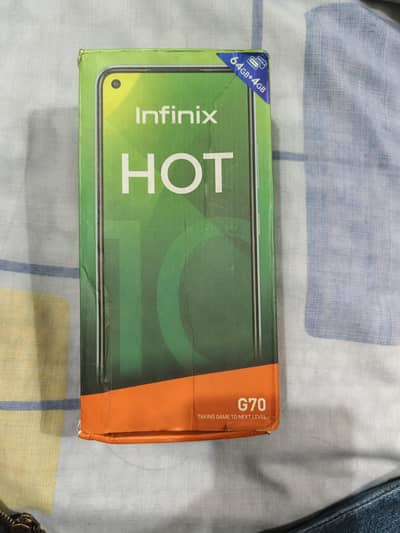 infinix hot 10 with box
