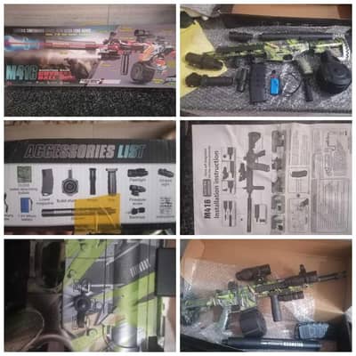 M416 chargeable Crystal Ball Gun