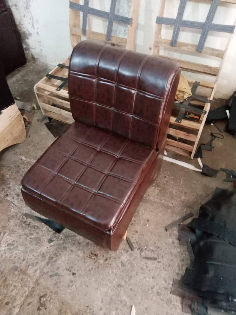 Puff Sofa/Single Seater /Office Sofa/Sofa/Visitor sofa 1