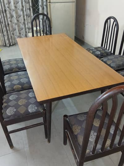 8 Seater wooden dining table