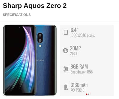 Aquos Zero 2