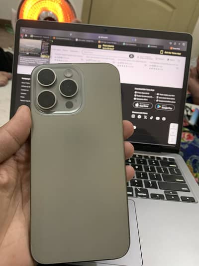 Iphone 15 pro max pta approved dual sim working physical + esim