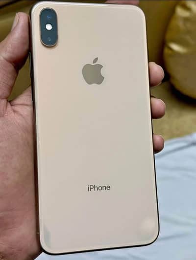 Iphone x s max gold