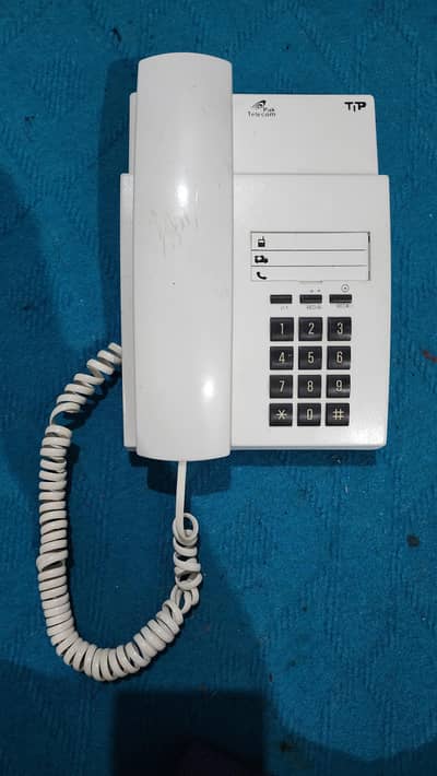 I Sale Original Beautifull White Colour  PTCL Telephone Set.